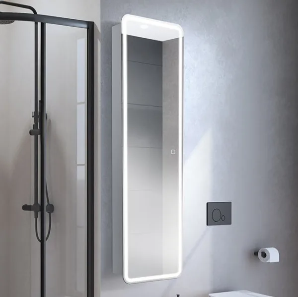Шкаф-пенал для ванной BelBagno Marino SPC-MAR-450/1600-1A-LED-TCH универсальный с подсветкой Sancos — Оригинал