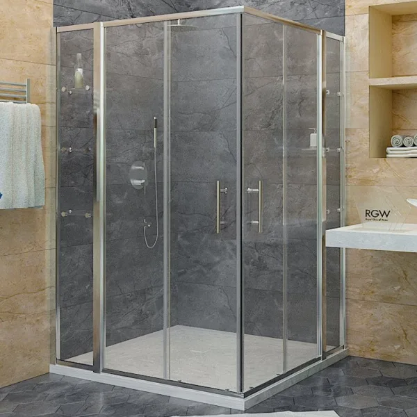 Душевой уголок RGW Hotel HO-312 120x120 см с полками Sancos — Оригинал