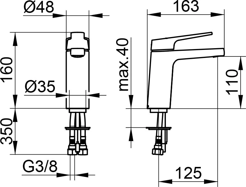 Смеситель для раковины Keuco Collection Moll 52702 010000 Sancos — официальный сайт