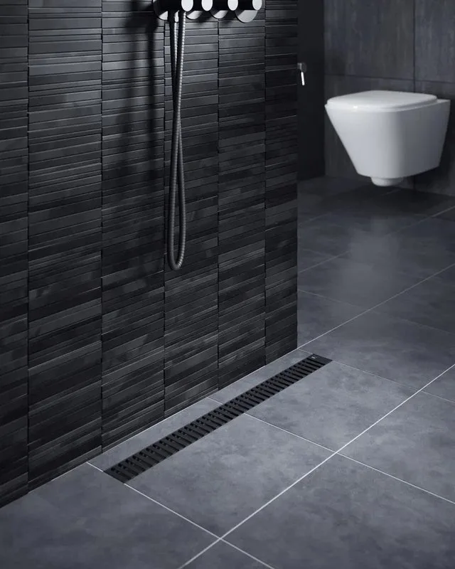 Душевой трап (лоток) Timo Drain Systems DS230108/03 800 вставка lines, черный Sancos — официальный сайт