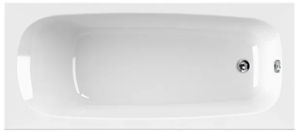 Акриловая ванна Cezares Eco 170-70-41-W37 без опоры 170x70 см, пристенная, белая Sancos — официальный сайт