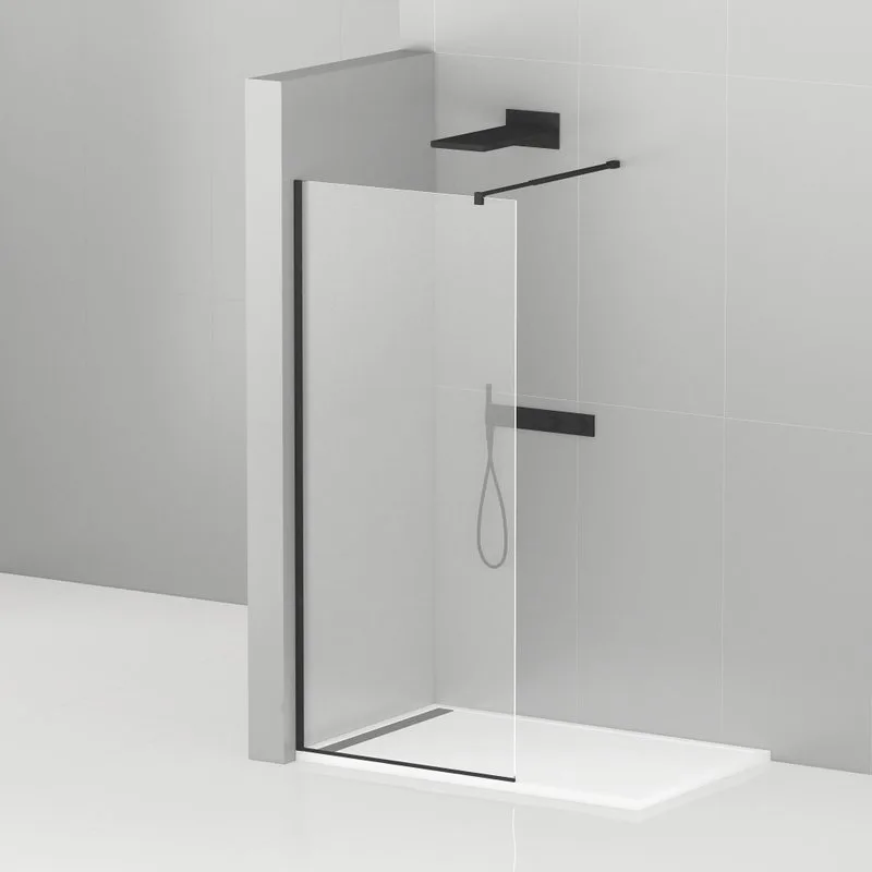 Душевая перегородка Cezares Liberta -L-1-110-C-NERO Sancos — официальный сайт