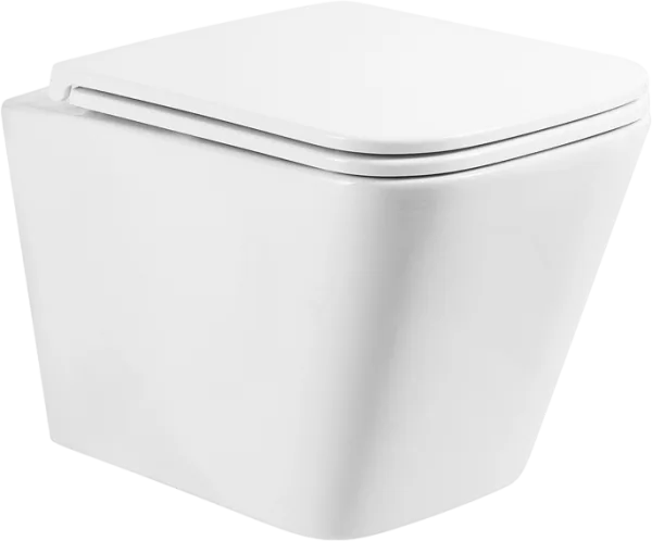 Унитаз подвесной BelBagno Ardente-R BB520CH-TOR BB2322SC с микролифтом, безободковый, глянцевый белы Sancos — Оригинал