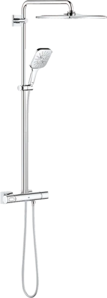 Душевая стойка Grohe Rainshower SmartActive 310 26649000, с термостатом, хром Sancos — Оригинал