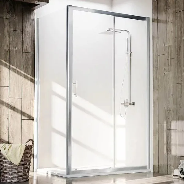 Душевой уголок Veconi Rovigo RV-072 120x70, профиль хром Sancos — Оригинал