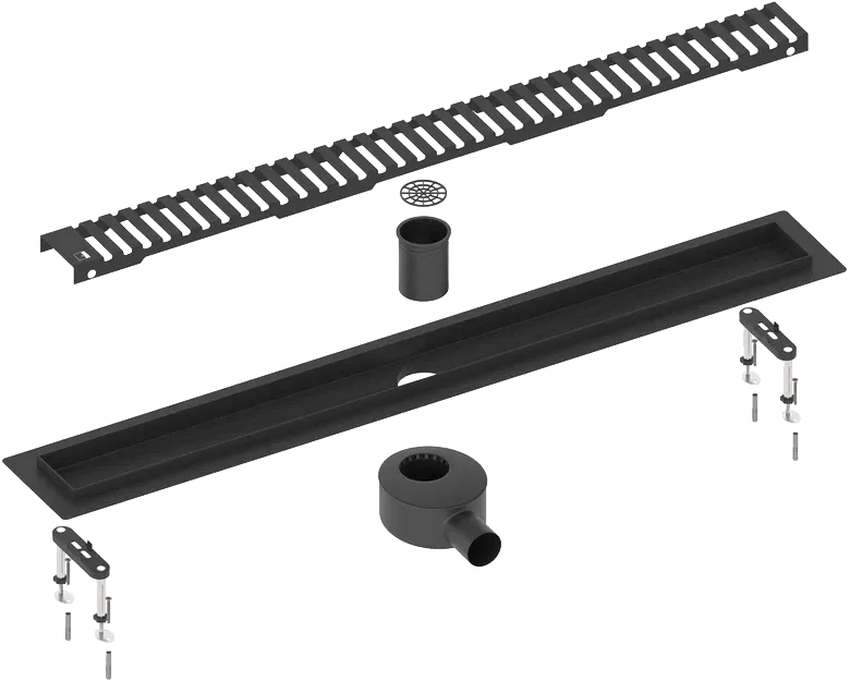 Душевой трап (лоток) Timo Drain Systems DS230108/03 800 вставка lines, черный Sancos — официальный сайт