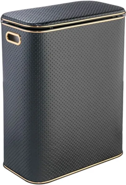 Корзина для белья Geralis PBG-Bb черная, золото, стандартная Sancos — Оригинал