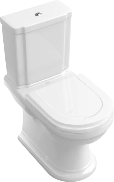 Унитаз-компакт напольный Villeroy & Boch Hommage 666210R1 772111R1 с микролифтом, альпийский белый,  Sancos — Оригинал