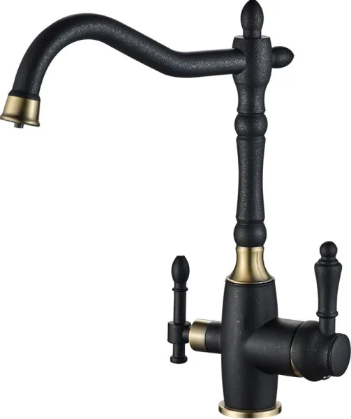 Смеситель для кухни Steel Hammer SH 812 Black Br Sancos — Оригинал