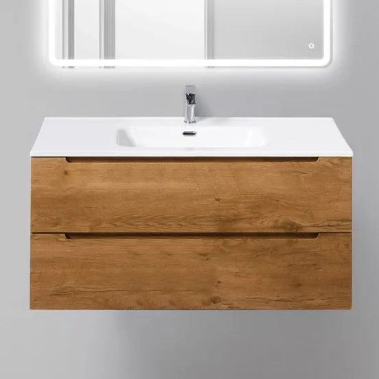 Тумба под раковину без столешницы BelBagno Etna 100 rovere  nature Sancos — Оригинал
