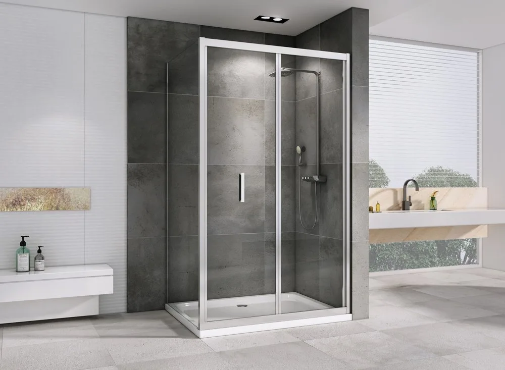 Душевой уголок Abber Sonnenstrand AG07120-S70 120x70, профиль хром, стекло прозрачное Sancos — официальный сайт