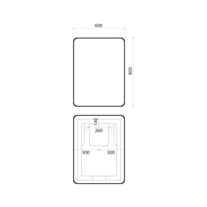 Зеркало IDDIS Cloud X 60 c подсветкой Sancos — официальный сайт