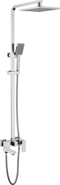 Душевая стойка Abber Daheim AF8216, хром Sancos — Оригинал
