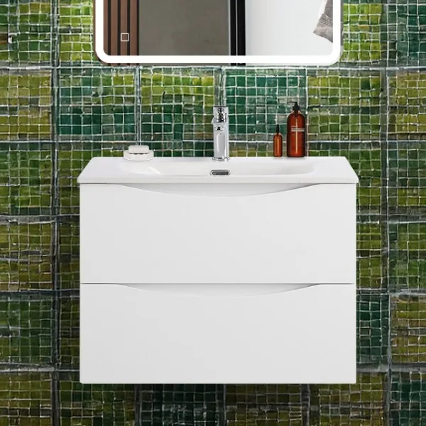Тумба под раковину без столешницы BelBagno Marino-cer-n 70 подвесная, bianco opaco Sancos — Оригинал
