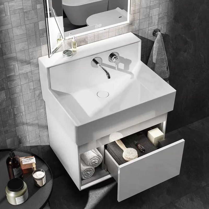 Тумба под раковину без столешницы KERAMA MARAZZI Logica M 65 белоснежная Sancos — официальный сайт
