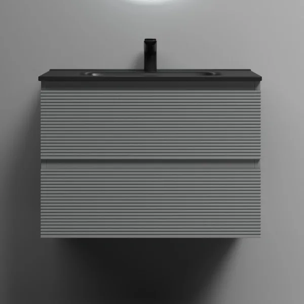 Тумба с раковиной Sancos Folk 70 ergraut soft, раковина CN7007MB Sancos — Оригинал