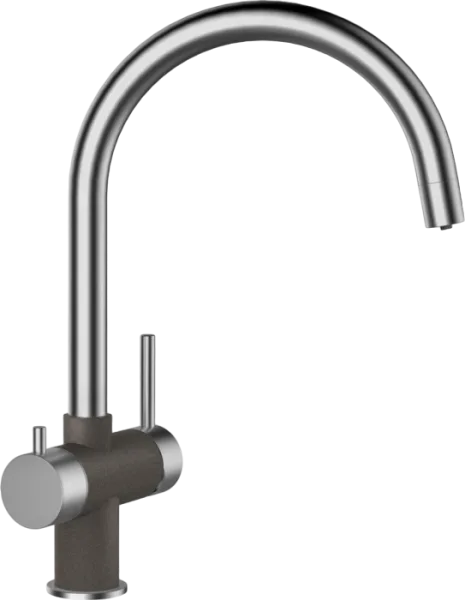 Смеситель для кухни Schock Cristalite Ares баварский камень Sancos — Оригинал