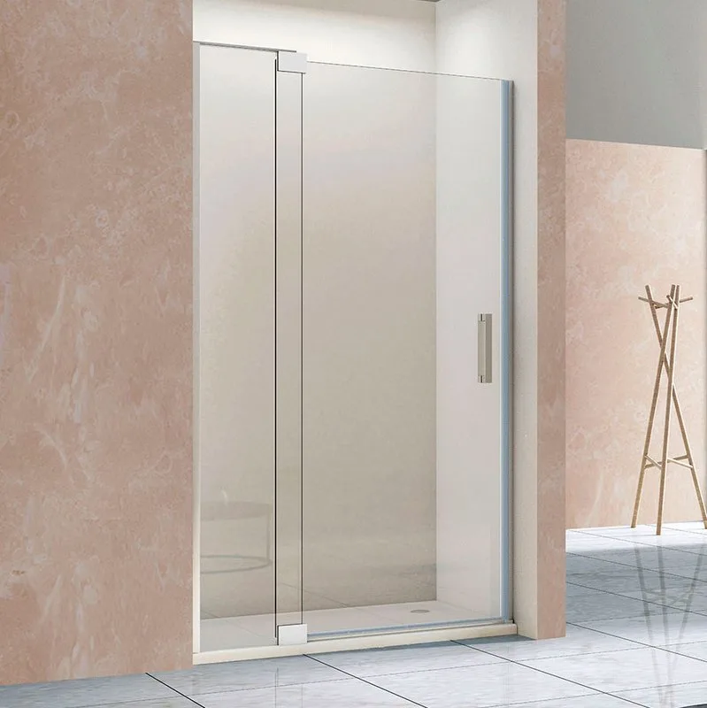 Душевая дверь в нишу Vincea Extra VDP-1E8090CL 80/90 см, стекло прозрачное, хром Sancos — официальный сайт