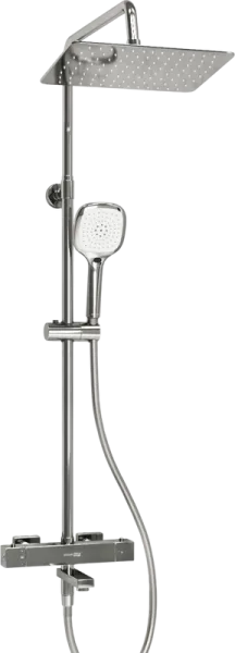 Душевая стойка Wasserkraft Aller A199.069.065.087.CH Thermo, с термостатом, хром Sancos — Оригинал