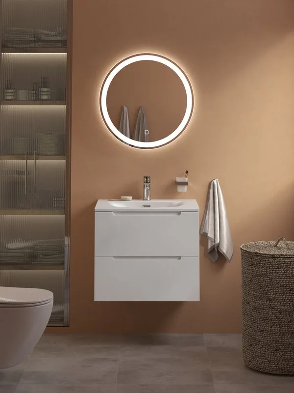 Тумба под раковину без столешницы BelBagno Etna 70 bianco opaco Sancos — официальный сайт