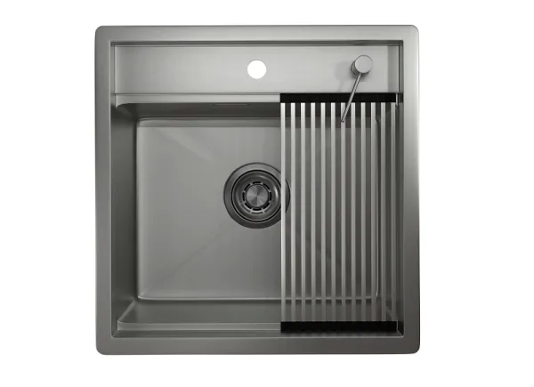 Мойка кухонная Granula Kitchen Space 5051 матовая сталь Sancos — Оригинал