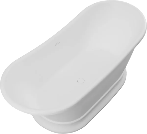 Ванна из искусственного камня Allen Brau Krion Classic 170x75 см, отдельностоящая, матовая белая, ов Sancos — Оригинал