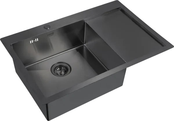 Мойка кухонная Zorg Inox PVD 7851 L grafit Sancos — Оригинал