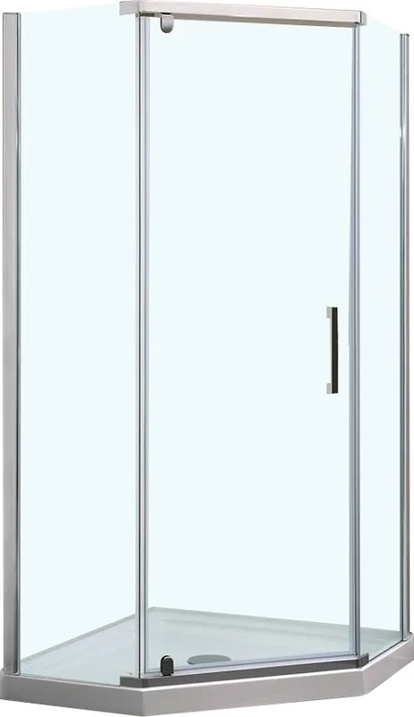 Душевой уголок Vincea Stresa VSP-1S100CL 100x100, профиль хром, стекло прозрачное Sancos — официальный сайт