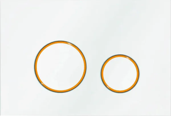 Кнопка смыва Veconi Round Design VFRD004WHG белая Sancos — Оригинал