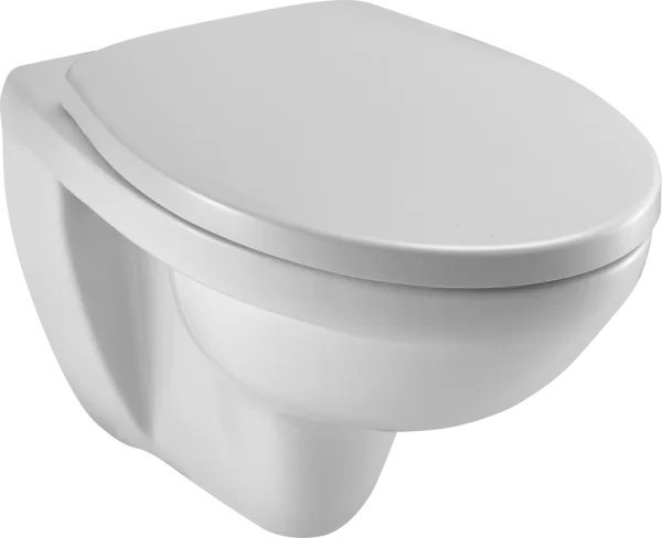 Унитаз подвесной Jacob Delafon Patio EDV102-00 17503 с микролифтом, безободковый, глянцевый белый Sancos — Оригинал