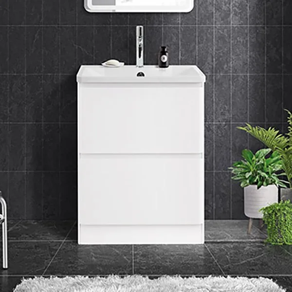 Тумба под раковину без столешницы BelBagno Albano 60 напольная, bianco lucido Sancos — Оригинал