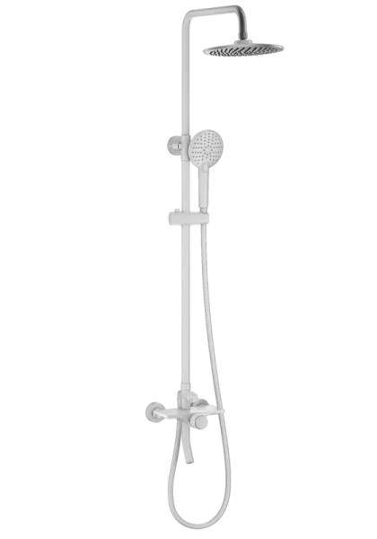 Душевая стойка Wonzon & Woghand CLICK WW-N3S962-MW, матовая белая Sancos — Оригинал