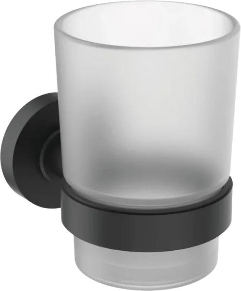 Стакан Ideal Standard IOM A9120XG матовое стекло, silk black Sancos — Оригинал