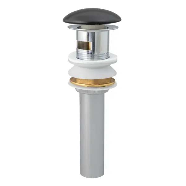 Донный клапан для раковины Splendy AA3071YURKBM, черный матовый Sancos — Оригинал