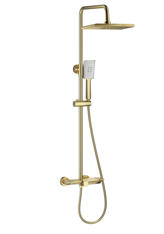 Душевая стойка Wonzon & Woghand WW-AE33110-BG, брашированное золото Sancos — официальный сайт