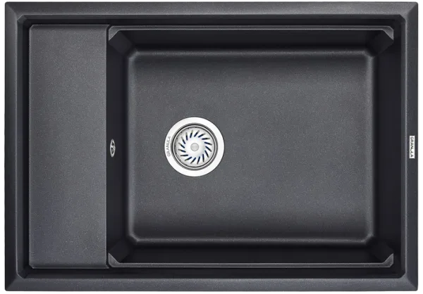 Мойка кухонная Granula Kitchen Space 7305, шварц Sancos — Оригинал