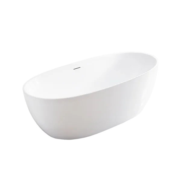 Акриловая ванна Vincea VBT-405-1860 185x90 см, отдельностоящая, белая, овальная, на ножках, со сливо Sancos — Оригинал