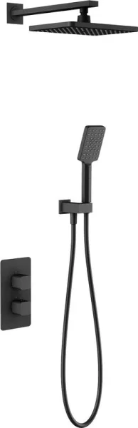 Душевой комплект Timo Petruma SX-5059/03SM, с термостатом, черный Sancos — Оригинал