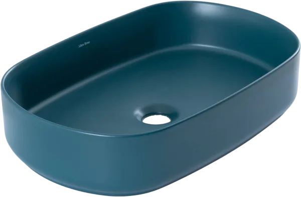 Накладная раковина Allen Brau Fantasy Oval 55x36, петроль Sancos — Оригинал