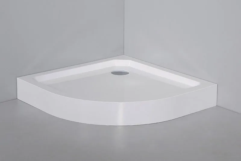 Поддон для душа Cezares Tray SMC TRAY-SMC-R-80-550-150-W R 80x80, с сифоном Sancos — официальный сайт