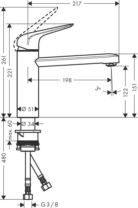 Смеситель для кухни Hansgrohe Focus M42 71806800 сталь Sancos — официальный сайт