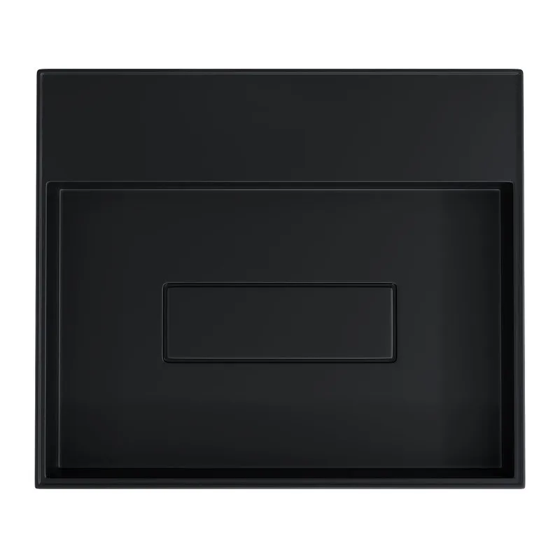Накладная раковина Uperwood Tanos Quartz RTanosQuartz50U 50 см, без отверстия для смесителя, уголь Sancos — официальный сайт