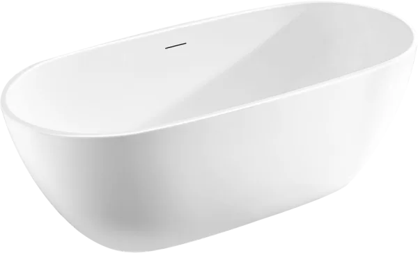 Акриловая ванна Vincea VBT-408-1700 170x80 см, отдельностоящая, белая, овальная, на ножках, со сливо Sancos — Оригинал