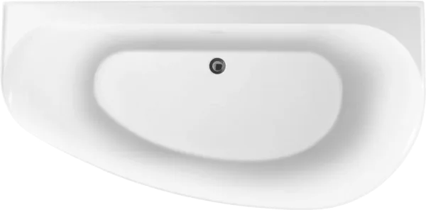 Акриловая ванна Allen Brau Priority 5 L 160x80 см, левая, пристенная, белая матовая, асимметричная,  Sancos — Оригинал