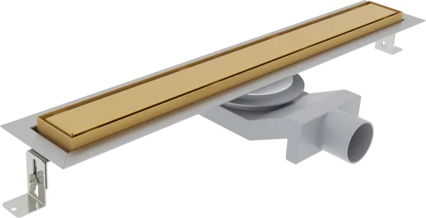 Душевой трап (лоток) Plumberia Selection PST In-Tile 100 см, золото брашированное Sancos — Оригинал