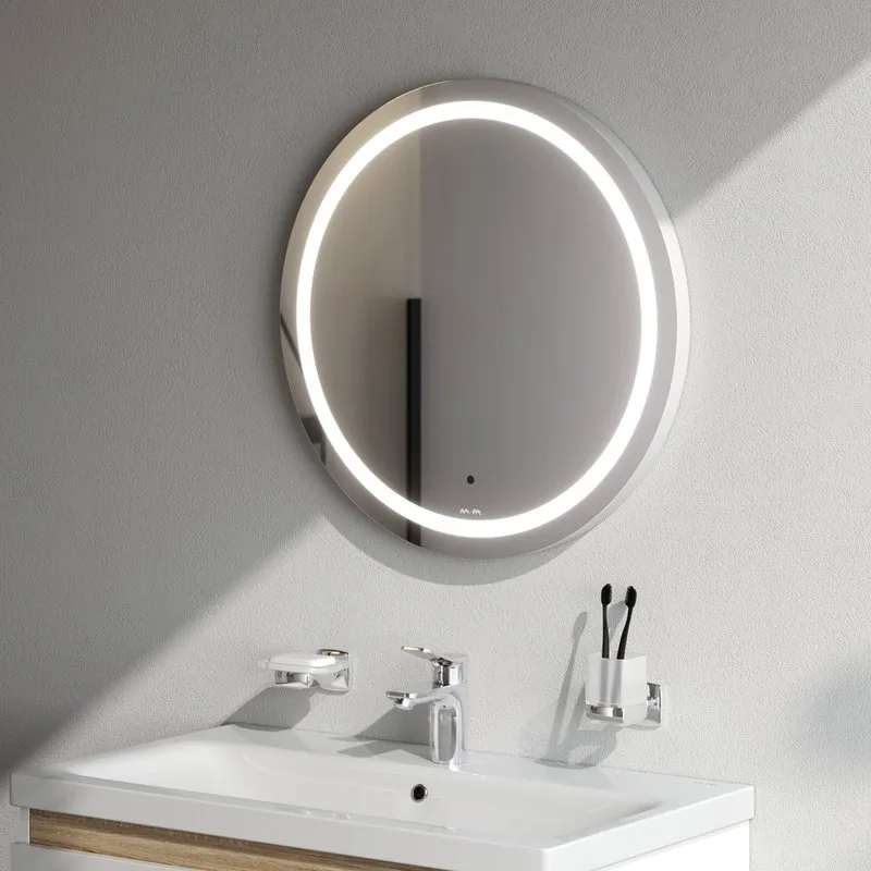 Зеркало круглое AM.PM X-Joy M85AMOX0601WG 60x60 с подсветкой Sancos — официальный сайт