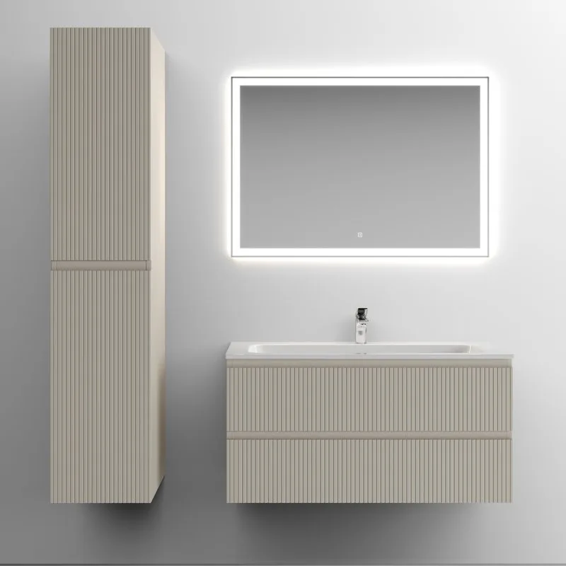Тумба под раковину Sancos Snob T 100 подвесная Beige soft (капучино), SNT100CE Sancos — официальный сайт