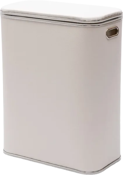 Корзина для белья Geralis KHWH-B белая, хром, стандартная Sancos — Оригинал