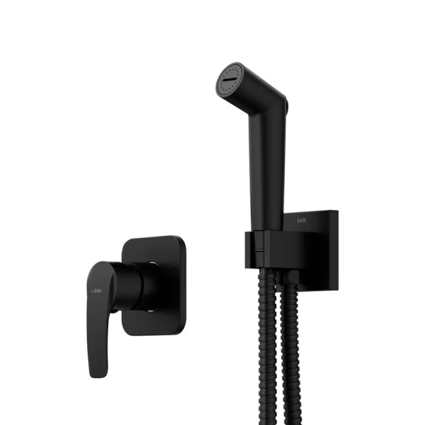 Гигиенический душ IDDIS Agua AGUBLR2i08 со смесителем, черный матовый Sancos — Оригинал