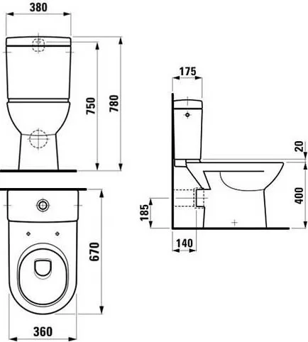 Крышка-сиденье Laufen Pro 8.9195.1.300.003.1 с микролифтом, петли хром Sancos — официальный сайт